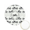 Motorcycle Printed Cookie Topper - 1.25" (Personalized)