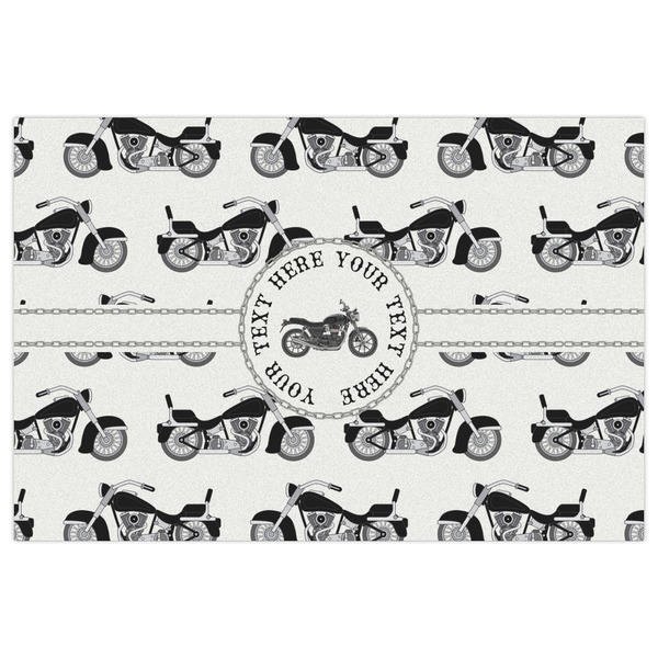 Motorcycle Indoor / Outdoor Rug - 2'x3' - Front Flat