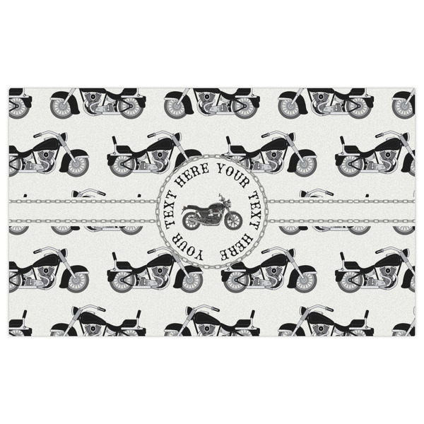 Motorcycle Indoor / Outdoor Rug - 3'x5' - Front Flat