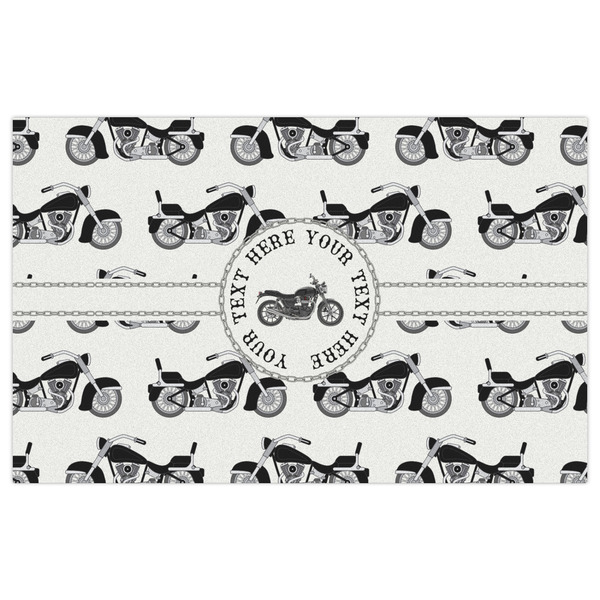 Motorcycle Indoor / Outdoor Rug - 5'x8' - Front Flat