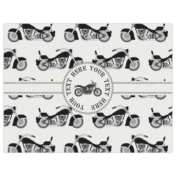 Motorcycle Indoor / Outdoor Rug - 6'x8' - Front Flat