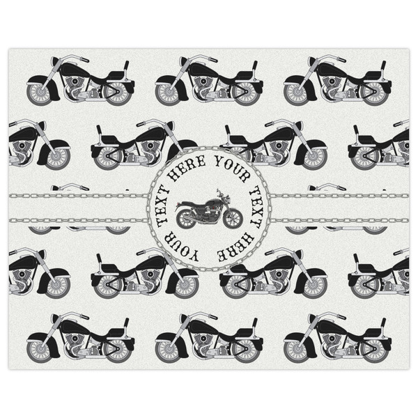 Motorcycle Indoor / Outdoor Rug - 8'x10' - Front Flat