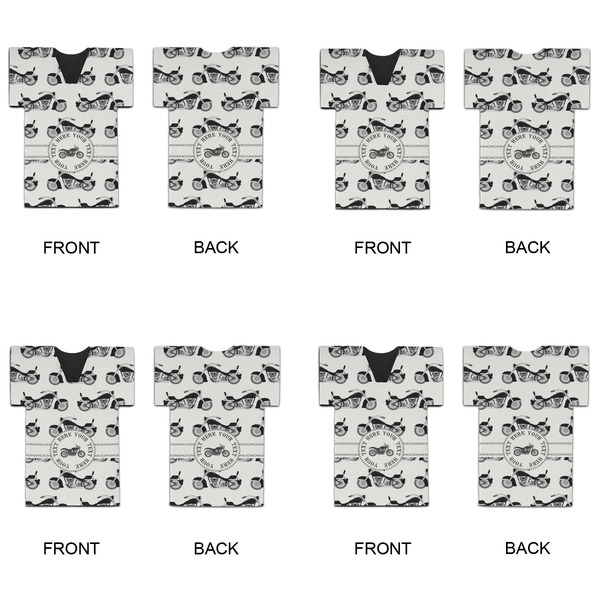 Motorcycle Jersey Bottle Cooler - Set of 4 - APPROVAL