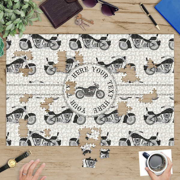 Motorcycle Jigsaw Puzzle 1014 Piece - In Context