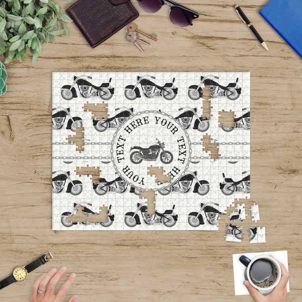 Motorcycle Jigsaw Puzzle 500 Piece - In Context