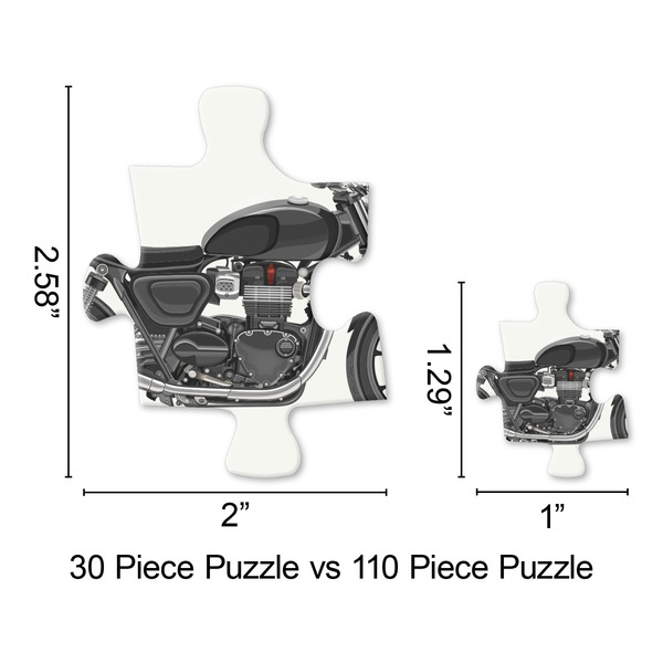 Motorcycle Jigsaw Puzzle - Piece Comparison