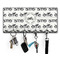 Motorcycle Key Hanger w/ 4 Hooks & Keys