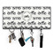 Motorcycle Key Hanger w/ 4 Hooks w/ Graphics and Text