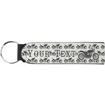 Motorcycle Neoprene Keychain Fob (Personalized)