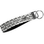 Motorcycle Wristlet Webbing Keychain Fob (Personalized)