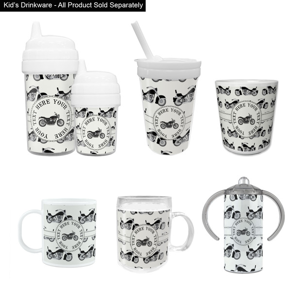 Motorcycle Kid's Drinkware - Customized & Personalized