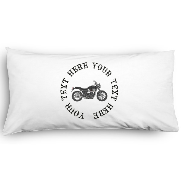 Custom Motorcycle Pillow Case - King - Graphic (Personalized)