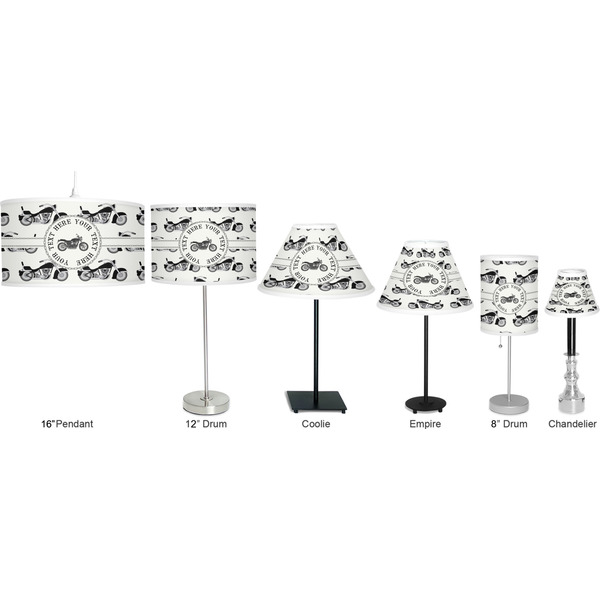 Motorcycle Lamp Full View Size Comparison