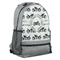 Motorcycle Large Backpack - Gray - Angled View