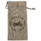 Motorcycle Large Burlap Gift Bags - Front