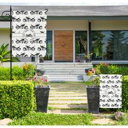 Motorcycle Large Garden Flag - Double Sided (Personalized)