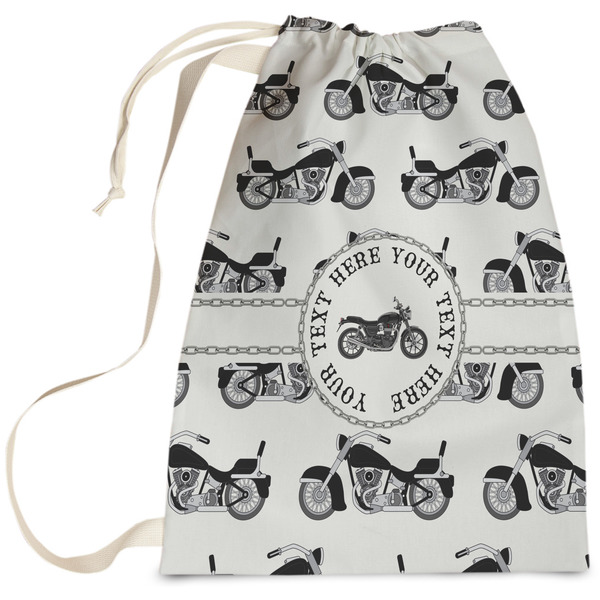 Custom Motorcycle Laundry Bag - Large (Personalized)
