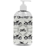 Motorcycle Plastic Soap / Lotion Dispenser (16 oz - Large - White) (Personalized)