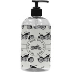 Motorcycle Plastic Soap / Lotion Dispenser (16 oz - Large - Black) (Personalized)