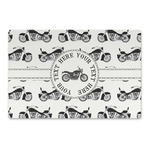 Motorcycle Large Rectangle Car Magnet (Personalized)