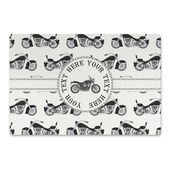 Custom Motorcycle Large Rectangle Car Magnet (Personalized)