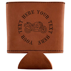 Motorcycle Leatherette Can Sleeve (Personalized)