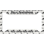 Motorcycle License Plate Frame - Style A (Personalized)