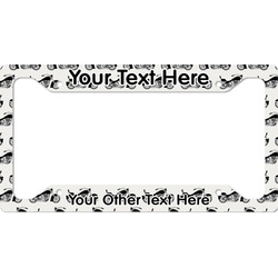 Motorcycle License Plate Frame - Style A (Personalized)