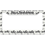 Motorcycle License Plate Frame - Style B (Personalized)