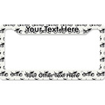 Motorcycle License Plate Frame - Style B (Personalized)