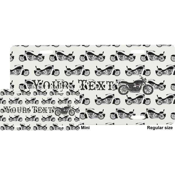 Motorcycle License Plate (Sizes)