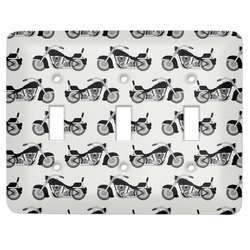 Motorcycle Light Switch Cover (3 Toggle Plate)
