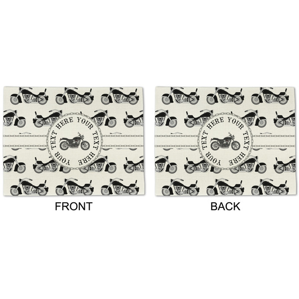 Motorcycle Linen Placemat - APPROVAL (double sided)