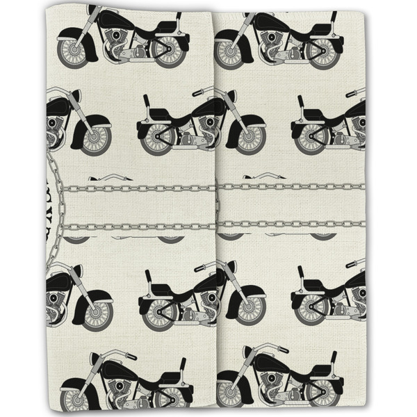 Motorcycle Linen Placemat - Folded Half (double sided)