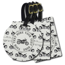 Motorcycle Plastic Luggage Tag (Personalized)