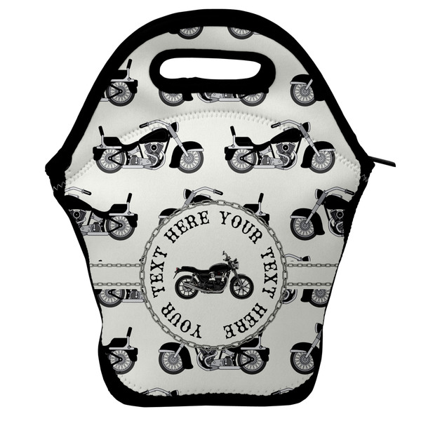 Custom Motorcycle Lunch Bag w/ Name or Text