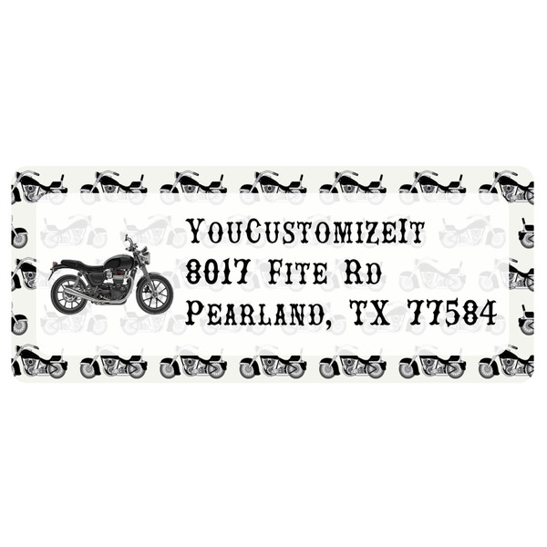 Custom Motorcycle Return Address Labels (Personalized)