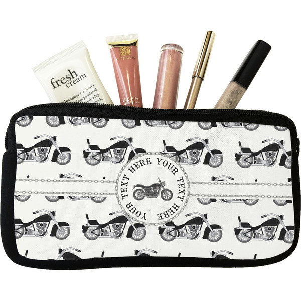 Custom Motorcycle Makeup / Cosmetic Bag (Personalized)