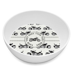 Motorcycle Melamine Bowl - 8 oz (Personalized)
