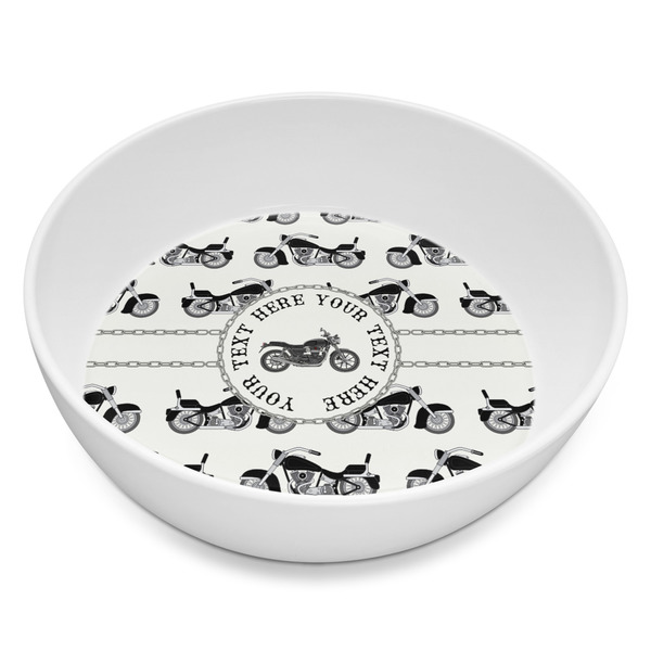 Custom Motorcycle Melamine Bowl - 8 oz (Personalized)