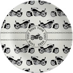 Motorcycle Melamine Plate - 10" (Personalized)