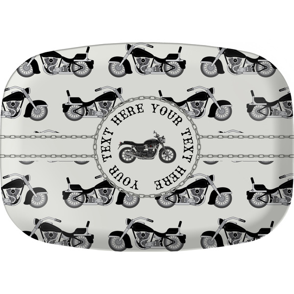 Custom Motorcycle Melamine Platter (Personalized)