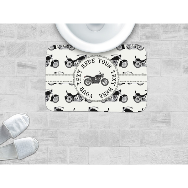 Motorcycle Memory Foam Bath Mat - LIFESTYLE