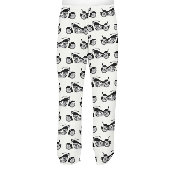 Motorcycle Men's Pjs Back - on model