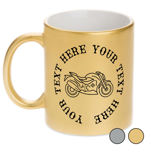 Motorcycle Metallic Mugs