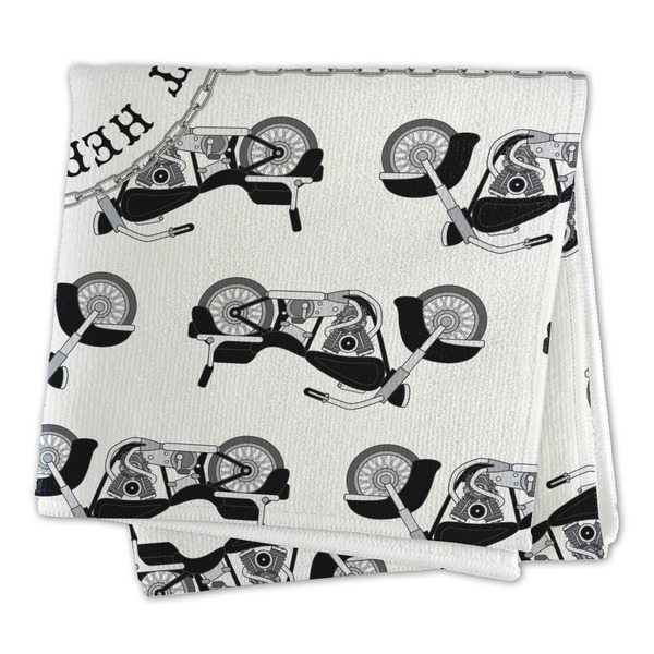 Motorcycle Microfiber Dish Rag - FOLDED (square)