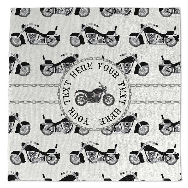 Custom Motorcycle Microfiber Dish Towel (Personalized)