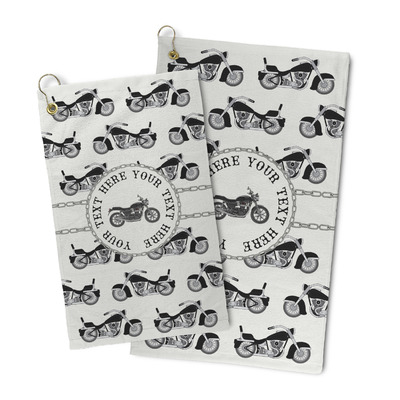 Motorcycle Microfiber Golf Towel (Personalized)