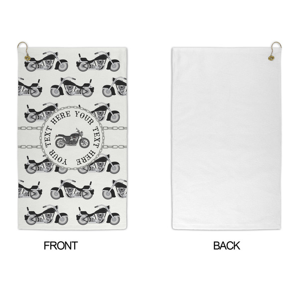 Motorcycle Microfiber Golf Towels - APPROVAL