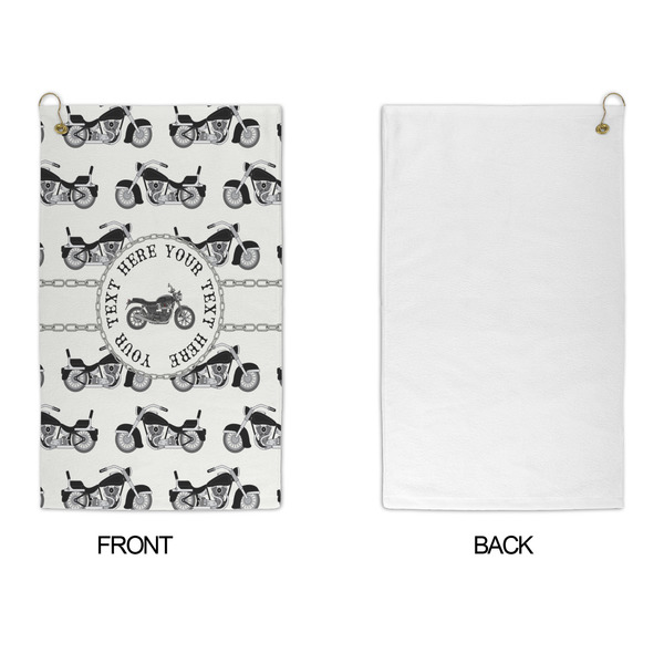 Motorcycle Microfiber Golf Towels - APPROVAL